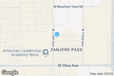 Map image of the property - 17484 W Sunnyslope Ln