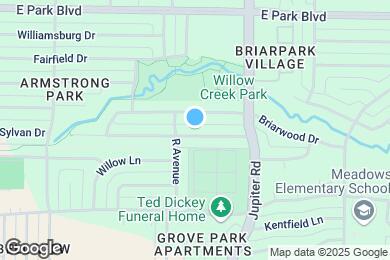 Map image of the property - 2213 Overglen Dr