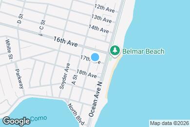 Map image of the property - 105 17th Ave