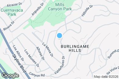 Map image of the property - 158 Los Robles Dr