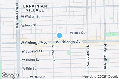 Map image of the property - 2136 W Chicago Ave