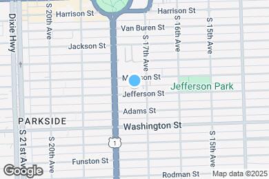 Map image of the property - 1723 Jefferson St