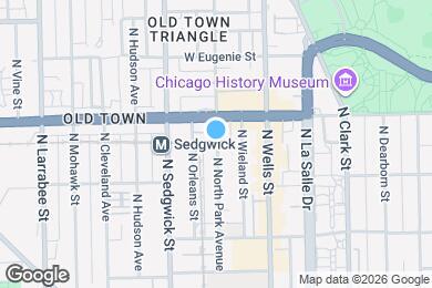 Map image of the property - 1552 N North Park Avenue