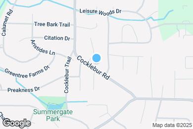 Map image of the property - 2916 Cocklebur Rd