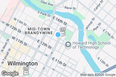 Map image of the property - 1313 N Walnut St