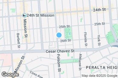 Map image of the property - 2996 Folsom St