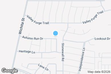 Map image of the property - 3129 Autumn Run Dr