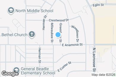 Map image of the property - 1209 Greenbriar St