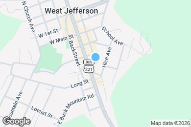 Map image of the property - 212 Hice Ave