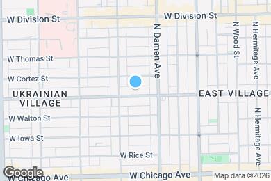 Map image of the property - 2034 W Augusta Blvd