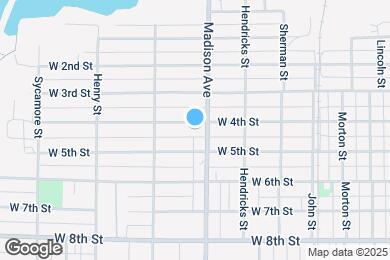 Map image of the property - 1013 W 4th St