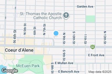 Map image of the property - 801 E Lakeside Ave