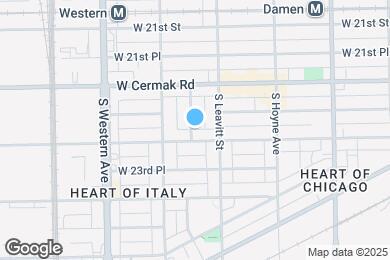 Map image of the property - 2249 S Bell Ave