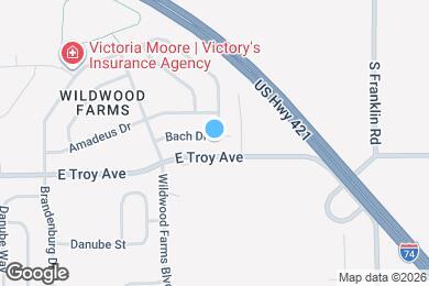 Map image of the property - 8039 Bach Dr