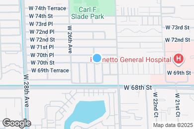 Map image of the property - 6999 W 25th Ave