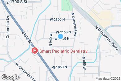 Map image of the property - 853 W 2100 N