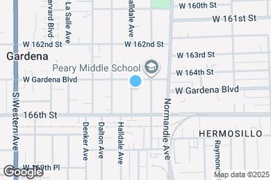 Map image of the property - 16418 Halldale Ave