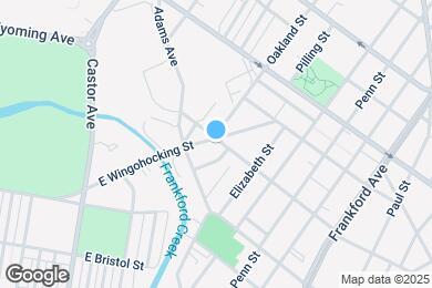 Map image of the property - 4341 E Wingohocking St