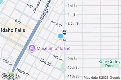 Map image of the property - 486 N Ridge Ave