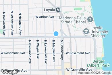 Map image of the property - 1219 W Devon Ave