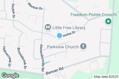 Map image of the property - 2358 Rosina Dr