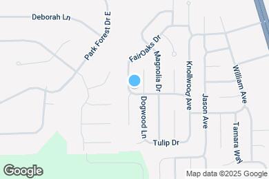Map image of the property - 1572 Cottonwood Dr