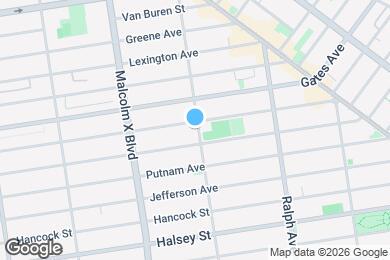 Map image of the property - Brand New 4 Bed 3 bath Upper Duplex in Bed Stuy Townhouse!