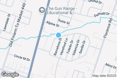 Map image of the property - 3301 Barcelona Dr