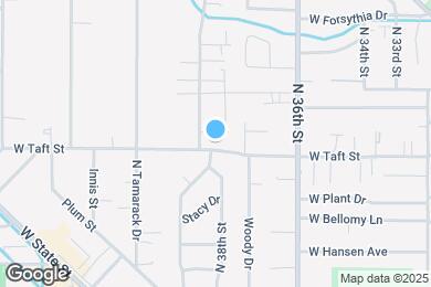 Map image of the property - 3816 W Taft St