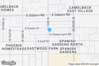 Map image of the property - 3002 E Cheery Lynn Rd