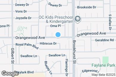 Map image of the property - 9862 Orangewood Ave