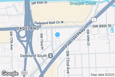 Map image of the property - Downtown Dadeland Apartments