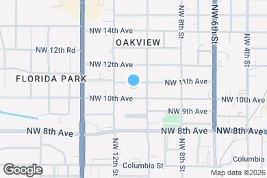Map image of the property - 1025 NW 11th Ave
