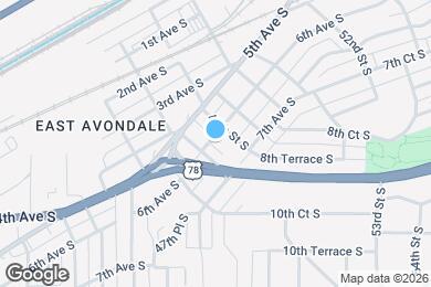 Map image of the property - 4813 6th Ave S