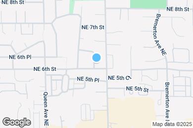 Map image of the property - 608 Tacoma Ave NE