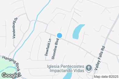 Map image of the property - 606 Shoreline Blvd