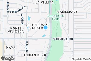 Map image of the property - 7940 E Camelback Rd