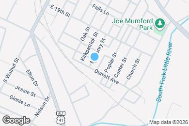 Map image of the property - 2008 McHenry Dr