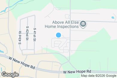 Map image of the property - 3813 W Pawnee Rd