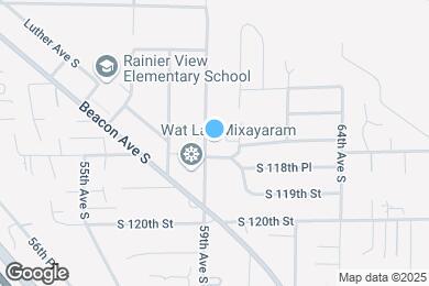 Map image of the property - Peaceful Skyway home with covered front & ...