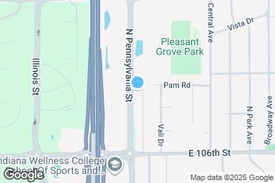 Map image of the property - 10640 Penn Dr