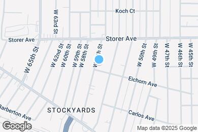Map image of the property - 3441 W 56th St