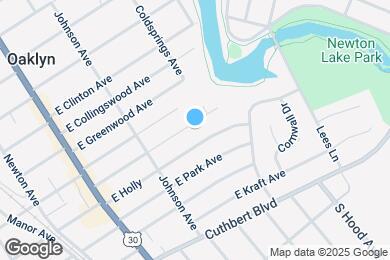 Map image of the property - 126 E. Ormond Ave