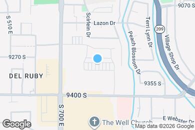 Map image of the property - 9288 S Castlebury Ct