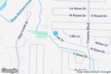 Map image of the property - 51 N Seine Dr