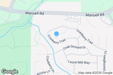 Map image of the property - 665 Cranberry Ct