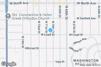 Map image of the property - 7008 W Lloyd St
