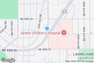 Map image of the property - 4729 40th Ave NE