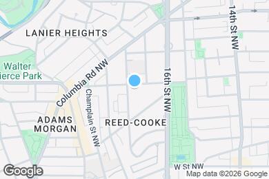 Map image of the property - 1664 Euclid St NW