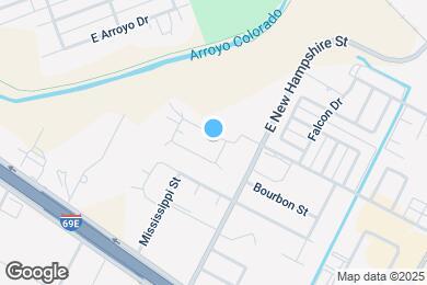 Map image of the property - 3606 N Arroyo Park Ln